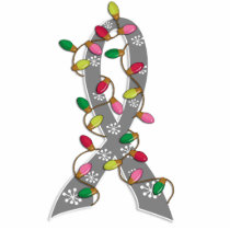 Diabetes Christmas Lights Ribbon Photo Cutouts