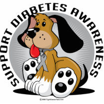 Diabetes Dog photo sculptures by fightcancertees Diabetes Dog photo sculptures