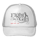 Diabetes Fight Like A Girl Elegant Mesh Hats