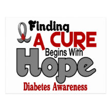 Diabetes HOPE 5 Postcards
