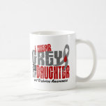 Diabetes I WEAR GREY FOR MY DAUGHTER 6.2 Mugs