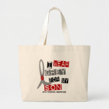 Diabetes I Wear Grey For My Son 37 Canvas Bag
