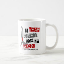 Diabetes I Wear Grey For My Son 37 Mugs