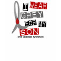 Diabetes I Wear Grey For My Son 37 t-shirts
