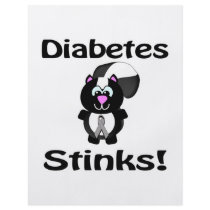 Diabetes Stinks Skunk Awareness Design Full Color Flyer