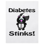 Diabetes Stinks Skunk Awareness Design flyers
