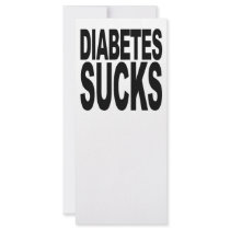 Diabetes Sucks rack cards by MyShirtSucks Diabetes Sucks rack cards