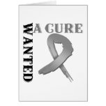 Diabetes WANTED A CURE Greeting Card