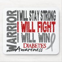 Diabetes Warrior Mouse Pad