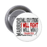 Diabetes Warrior Pinback Button