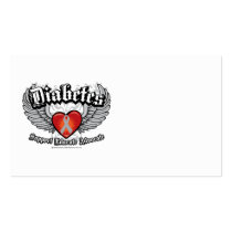 Diabetes Wings Business Card Templates