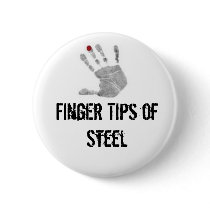 diabetic, Finger Tips of Steel Buttons