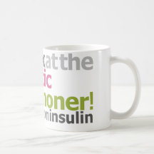 Diabetic Marathoner - I Run On Insulin Coffee Mugs