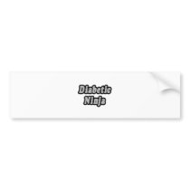 Diabetic Ninja Bumper Stickers