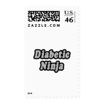 Diabetic Ninja Postage Stamps