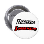 Diabetic Superhero Pins