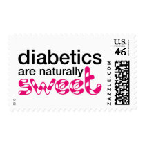 Diabetics are naturally sweet postage stamp
