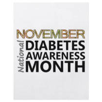 Diabetics November Diabetes Awareness Month Flyer