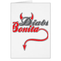 Diabla Bonita Greeting Card by brev87 Diabla Bonita Greeting Card