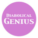 Diabolical Genius Gifts stickers by geniusgifts Diabolical Genius Gifts stickers