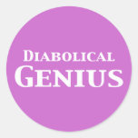 Diabolical Genius Gifts Stickers