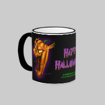 Diabolical Jack-o-lantern Halloween mug