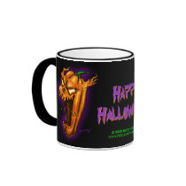 Diabolical Jack-o-lantern Halloween mug