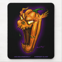 Diabolical Jack-o-lantern mousepad (version 1)