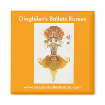 Diaghilev's Ballets Russes Magnet