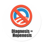Diagnosis - Hopenosis Round Sticker