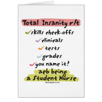 Diagnosis Total Insanity Card