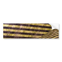 Diagonal Chevron Stripes Design Bumper Stickers