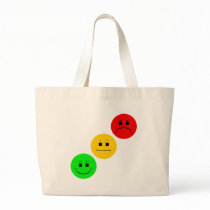 Diagonal Moody Stoplight Sans Stripe Tote Bag