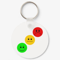 Diagonal Moody Stoplight Sans Stripe keychains