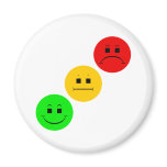 Diagonal Moody Stoplight Sans Stripe magnets