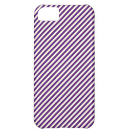 Diagonal Purple Stripes Pattern Gifts Cover For iPhone 5C