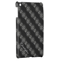 Diagonal Silver Damask iPad MIni Case Template ipad mini cases