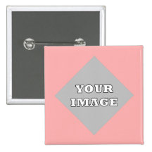 Diagonal Square Photo Frame Button