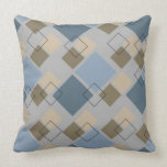 Diagonal Squares Pillow