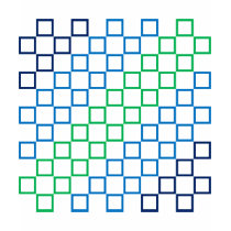 Diagonal stripe color spectrum pattern (navy) t-shirts