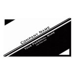 Diagonal Stripe Cool Elegant Professional business cards