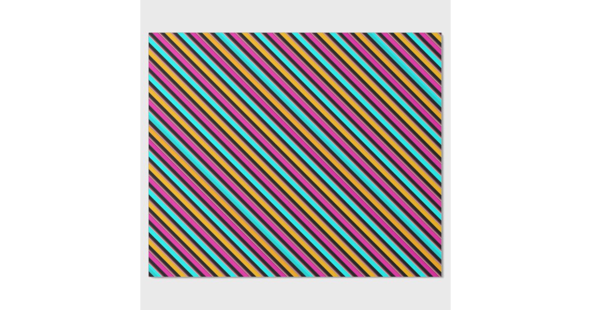Diagonal Stripe Wrapping Paper Zazzle