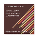 Diagonal Stripes | 01 * Chocolate Candy | Magnet