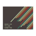 Diagonal Stripes | 03 * Party Invitation Postcard by color_therapy Diagonal Stripes | 03 * Party Invitation Postcard