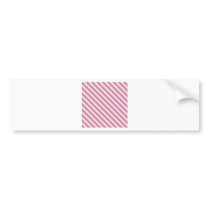 Diagonal Stripes 2 - Pink Lace and Puce Bumper Sticker