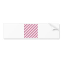 Diagonal Stripes - Pink Lace and Puce Bumper Sticker
