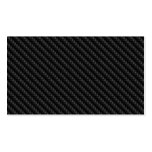Diagonal Tightly Woven Carbon Fiber Texture Business Card