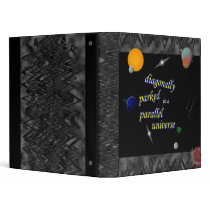 Diagonally Parked in a Parallel Universe binders by SuanSKatra Diagonally Parked in a Parallel Universe binders