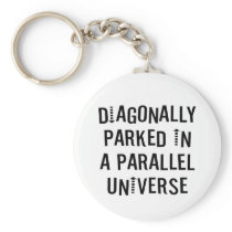Diagonally Parked Key Chain