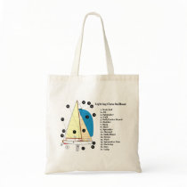 Diagram of a 19 Foot Lighting Class Sailboat Bag
